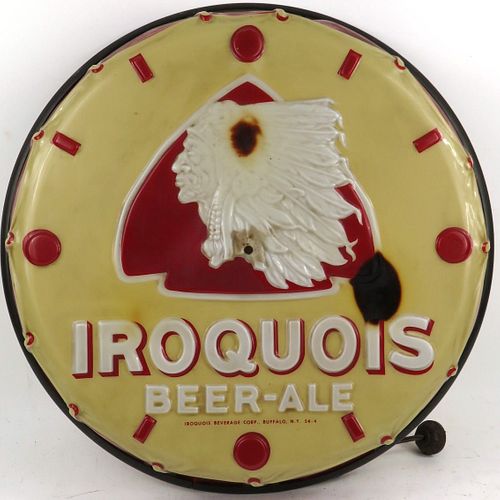 1955 Iroquois Beer Clock Buffalo, New York