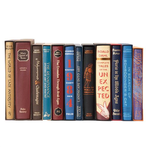 Folio Society. The World of Late Antiquity / The Renaissance / The World of Herodotus / Mohammed and Charlemagne. Pzs: 12.