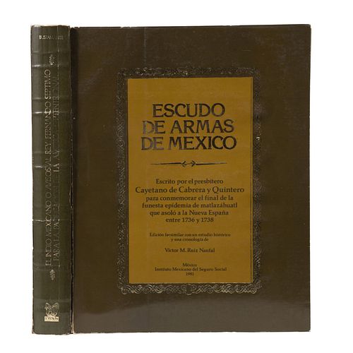 Escudo de Armas / El Indio Mexicano. México: IMSS, 1981. Ediciónes de 2,000 ejemplares. Piezas: 2.