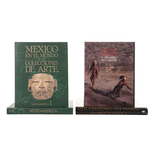 Libros sobre Mesoamérica. México en el Mundo de las Colecciones de Arte. Mesoámerica. Piezas: 4.
