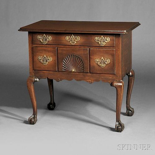 Carved Mahogany Dressing Table