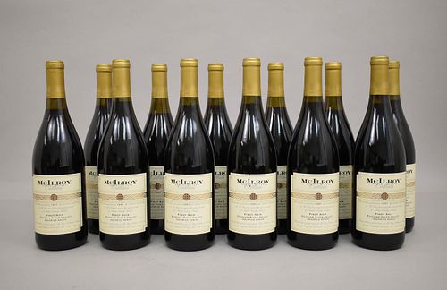 (12) Bottles of McIlroy 1997 Russian River Valley Pinot Noir.