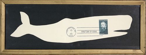 Vintage 1984 Herman Melville Sperm Whale First Day Cover