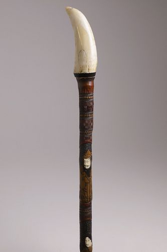 Japanese Walking Stick with Concealed Sword, 19th Century
