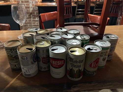 COLL OF 19 VINTAGE BEER CANS