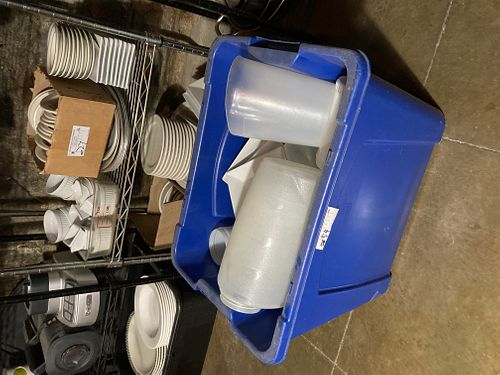 ASSORTED PLASTIC WARE IN TUBS