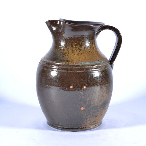 Stamped Pottery Pitcher