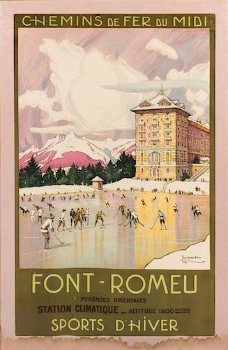 Tony George Roux, (French, 1894-1928), Font-Romeu, 1923