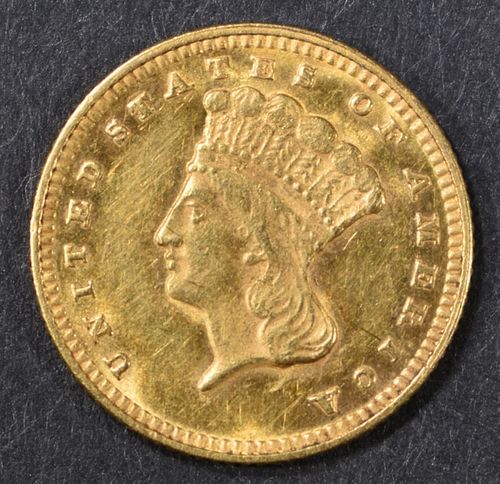 1874 GOLD DOLLAR  CH BU