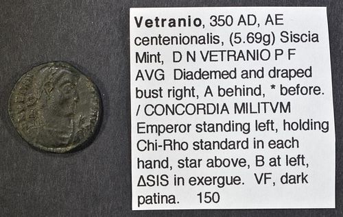 VETRANIO 350 AD AE CENTENIONALIS