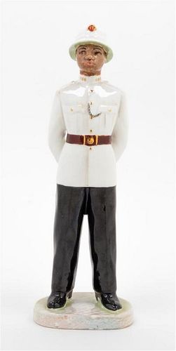A Royal Adderley Porcelain Figure Height 7 1/2 inches.