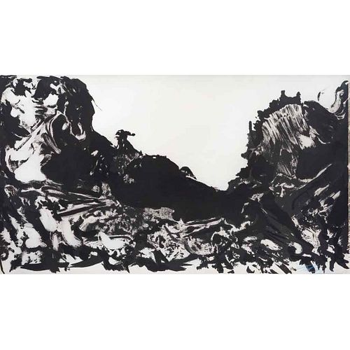 DAVID ALFARO SIQUEIROS, Sin título, de la carpeta El Canto General, 1968, Firmada, Litografía S/N, 59 x 104 cm