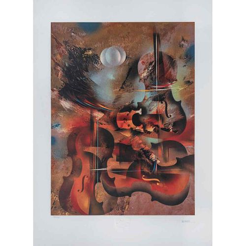 LEONARDO NIERMAN, Sin título, Firmada Litografía offset 16 / 325, 79 x 55 cm