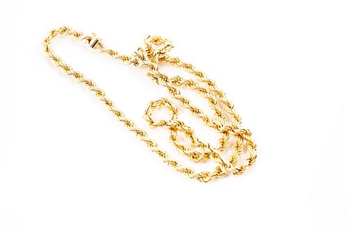 Thick Vintage 14K Rope Chain