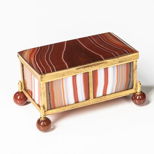 Scottish Agate Box and Cover