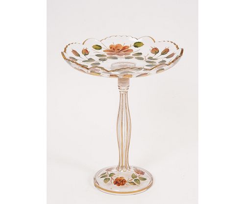 LARGE GLASS COMPOTE