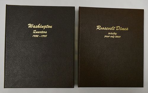 LOT OF 2 LIKE NEW DANSCO COIN ALBUMS: