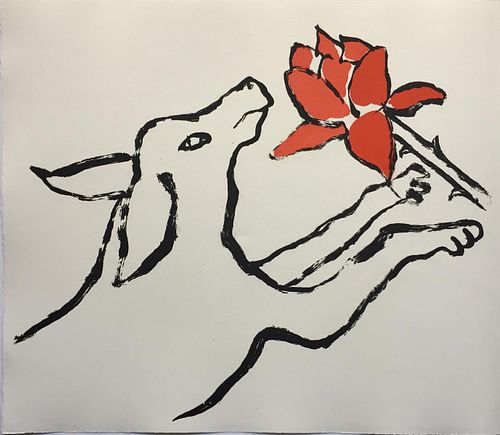 Alexander Calder - Untitled (Animal with Flower)