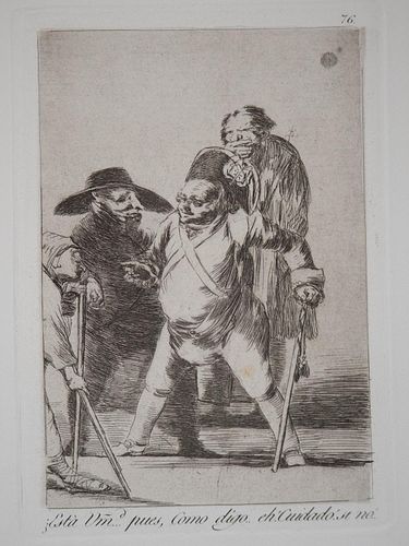 Francisco Goya - Esta Un... Pues Como digo.. Cuidado