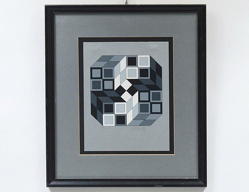 VICTOR VASARELY (Hungarian. 1906-1997)