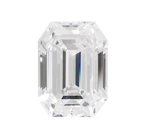 * A Fine Golconda-Type 5.94 Carat Octagonal Step Cut Diamond, 3.90 dwts.