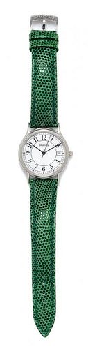 * A Stainless Steel Wristwatch, Tiffany & Co.,