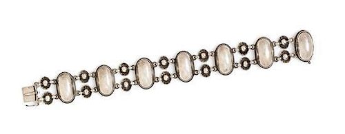 A Sterling Silver Bracelet, Henry Pilstrup for Georg Jensen, 28.90 dwts.