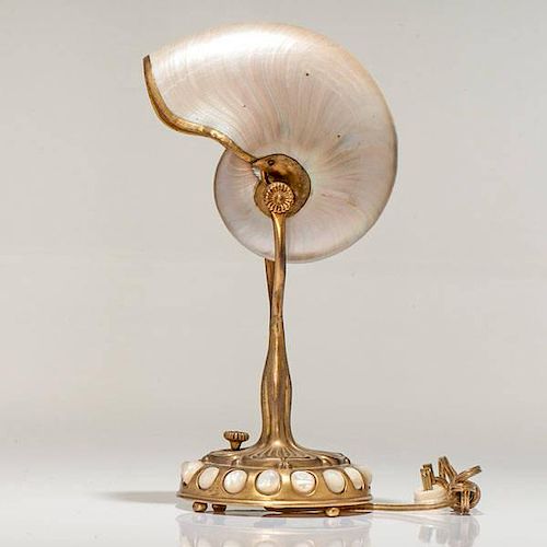 Tiffany Studios Nautilus Desk Lamp 