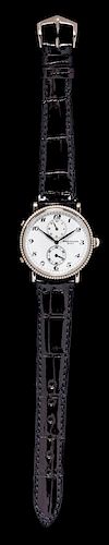 An 18 Karat White Gold Ref. 5034G Travel Time Wristwatch, Patek Philippe,