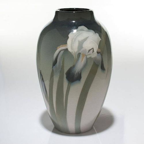 Rookwood Iris Vase, by Sallie E. Coyne 