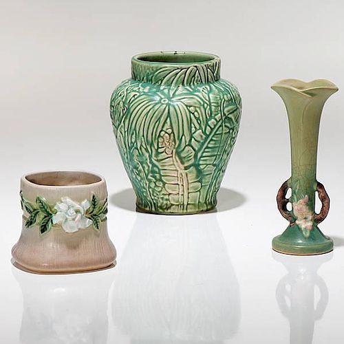 Roseville and Weller, Group of Ohio Pottery 