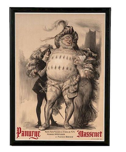 Panurge Massener Poster, by Charles Leandre 