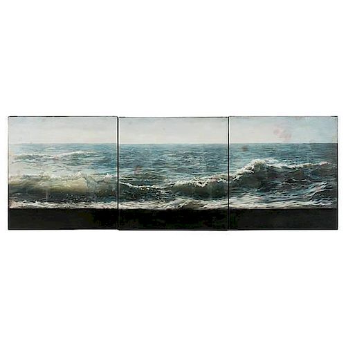 Seascape Triptych, by Michael Corkrey 