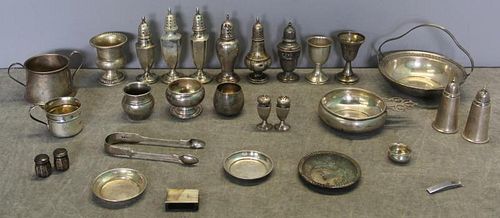 STERLING. Miscellaneous Silver Grouping.
