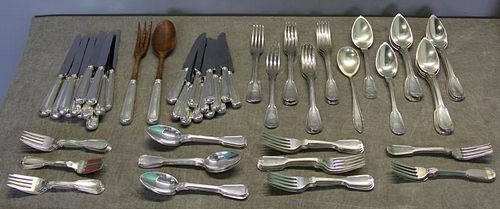 STERLING. Assorted Matched Flatware Grouping.