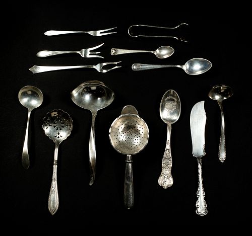 Lot of Sterling Antique and Vintage Silverware