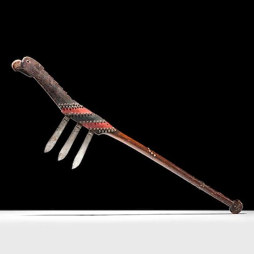 Lakota Figural Three-Bladed War Club From the Collection of Jim Ritchie (1938 - 2015), Toledo, Ohio 