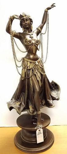 COSTUME ARMOUR INC. RESIN STATUE OF SOLOME FROM SUNSET BLVD. 39 1/2"