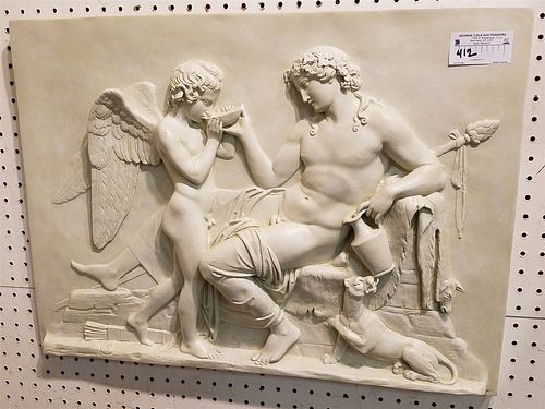 RESIN CLASSICAL PLAQUE 20"H X 27 1/2"W