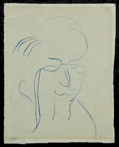Raoul Dufy (French, 1877-1953) Portrait