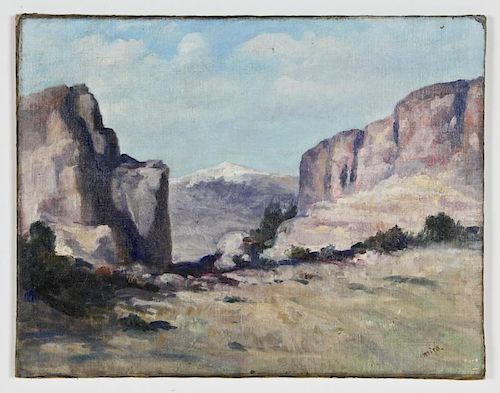 Alfred Mira (American, 1900-1981) Mountain Landscape
