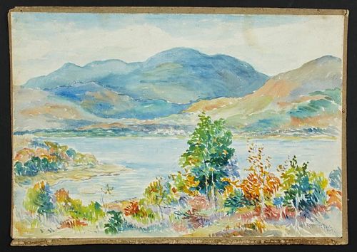 Reynolds Beal (American, 1867-1951) "Ashokan Reservoir"