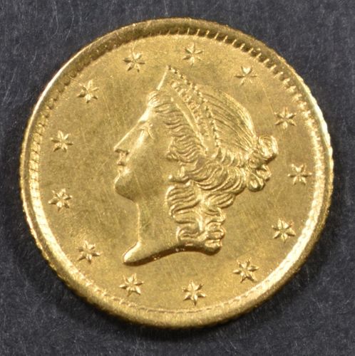 1853-O GOLD DOLLAR  CH/GEM BU