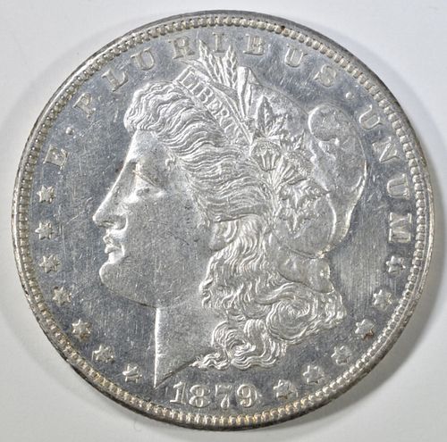 1879-S REV. 78 MORGAN DOLLAR AU/BU