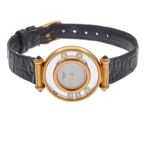 Ladies Chopard "Happy Diamonds" 18k Wristwatch, Ref 20/4780