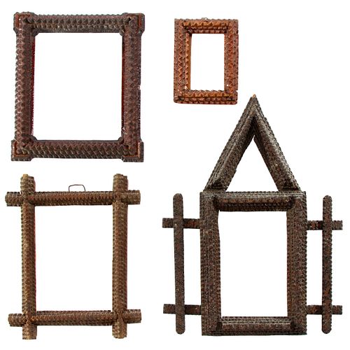 Collection of Tramp Art Frames