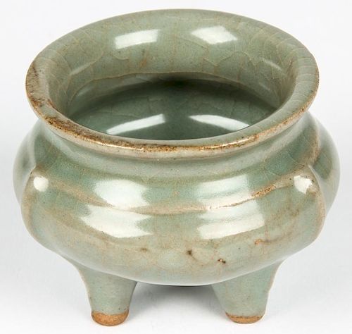 Antique Chinese Longquan Celadon Censer