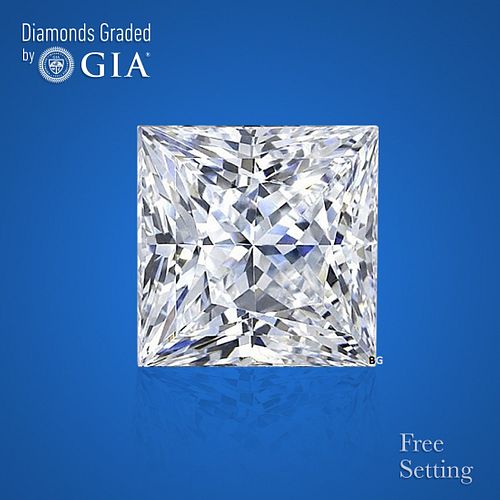  1.70 ct, G/VS1, Princess cut GIA Graded Diamond. Appraised Value: $42,900 