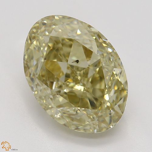 3.02 ct, Natural Fancy Brownish Yellow Even Color, SI1, Oval cut Diamond (GIA Graded), Appraised Value: $28,000 