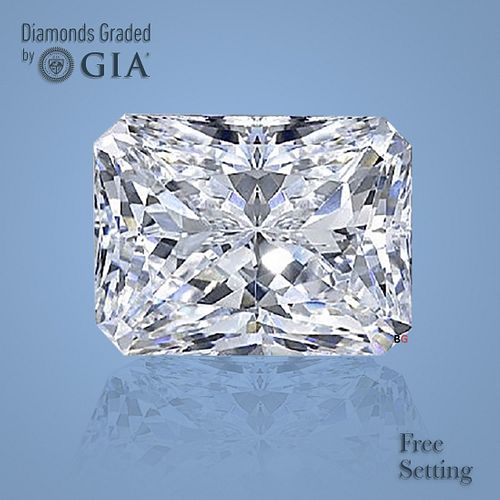 3.04 ct, D/VS2, Radiant cut GIA Graded Diamond. Appraised Value: $184,600 